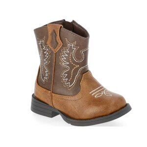 NEW Boys 4 Infant/Toddler Zip Cowboy Boots